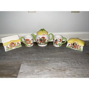 Mickey And The Beanstalk Tableware Tea Set Collection Royal Orleans